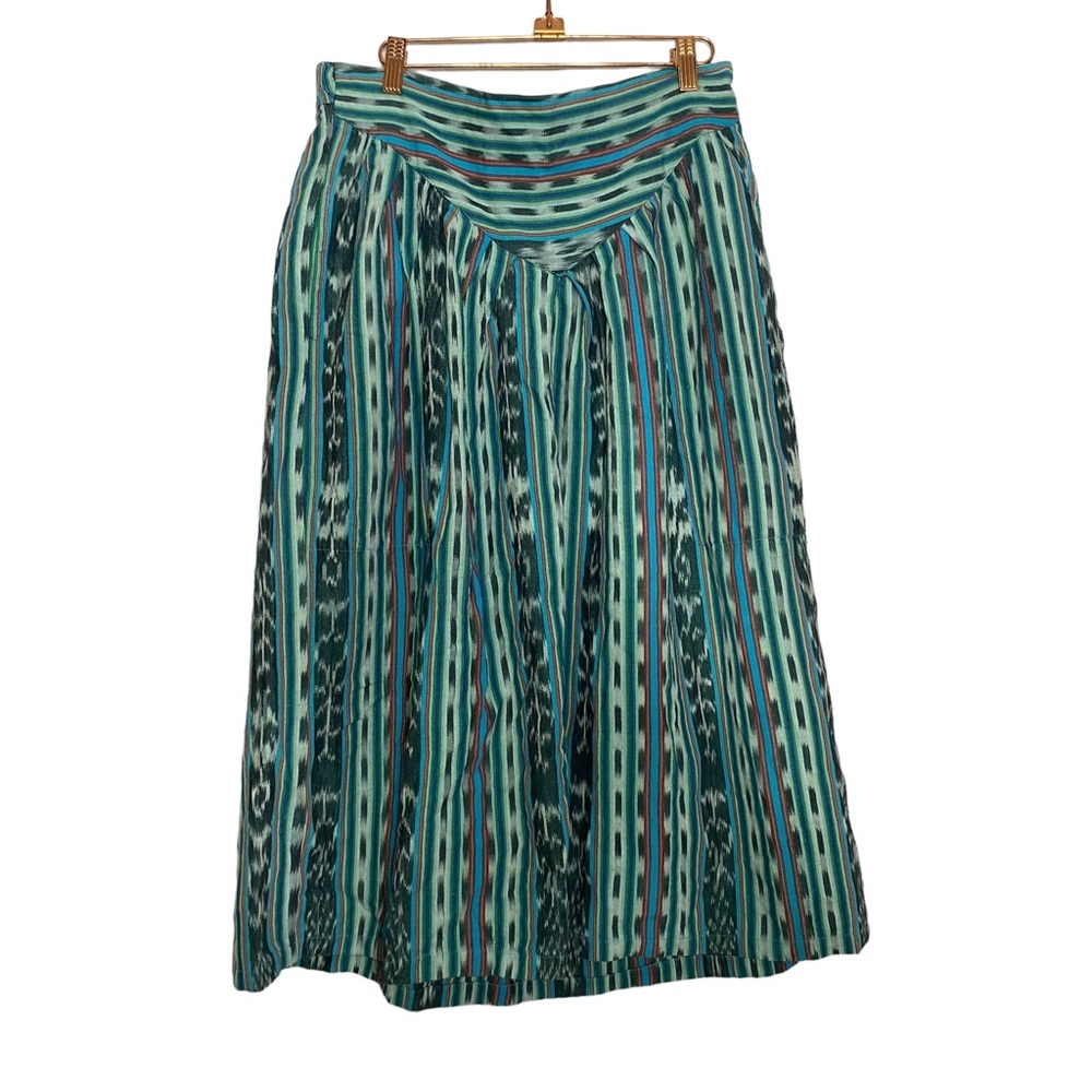 Vintage Colors Skirt Large Boho Western